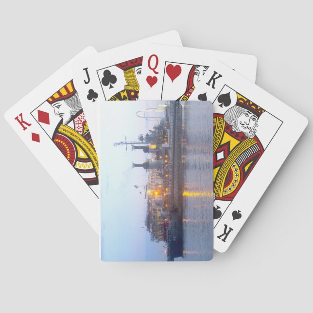 USS KIDD Playing Cards (Back)