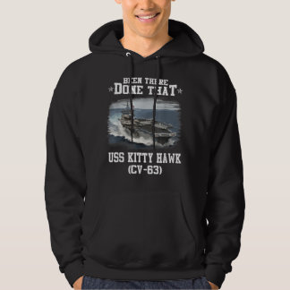 USS Kitty Hawk CV-63 Aircaft Carrier Veteran Fathe Hoodie