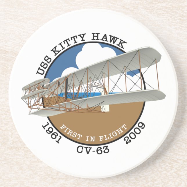 USS KITTY HAWK CV-63 DESSOUS DE VERRE 1961-2009 (Devant)