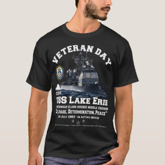 USS Lake Erie CG70 Cruiser veterans T-Shirt