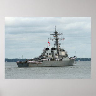 USS Mahan (DDG 72) Poster