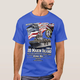 USS Makin Island LHD8 amphibious assault ship vete T-Shirt