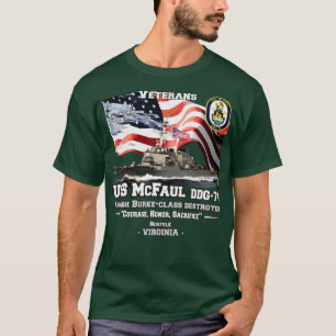 USS McFaul Destroyer Veterans T-Shirt