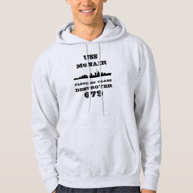 USS McNair (DD-679) Hoodie (Front)