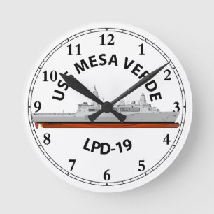 USS MESA VERDE, LPD-19, SAN ANTONIO ROUND CLOCK