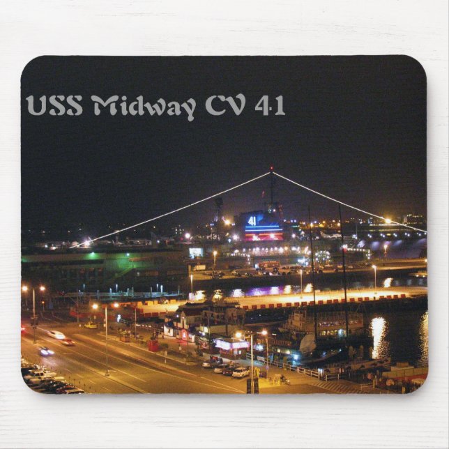 USS Midway CV41 Mouse Pad (Front)