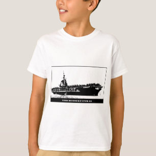 USS MIDWAY CVB-41, Navy Ship T-Shirt
