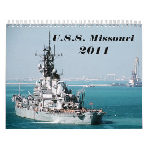 USS Missouri Calendar