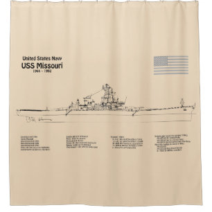 USS Missouri - Ship Blueprint Plans SD