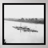 USS Monitor Casco on the James River, VA 1864