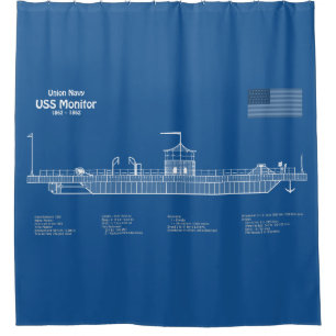 USS Monitor - Ship Blueprint Plans ABD