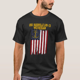 USS Nashville LPD 13 Amphibious Transport Docks Ve T-Shirt