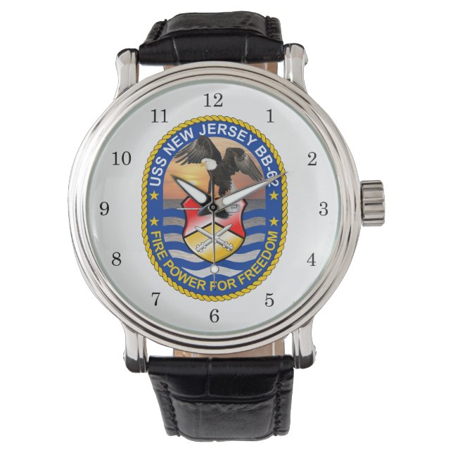 USS New Jersey BB-62 Watch (Front)