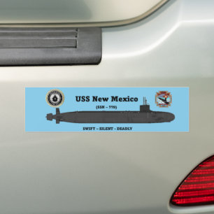 USS New Mexico (SSN-779) Bumper Sticker