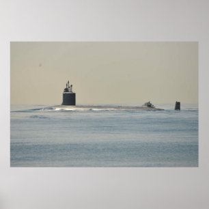 USS North Carolina (SSN 777) Poster