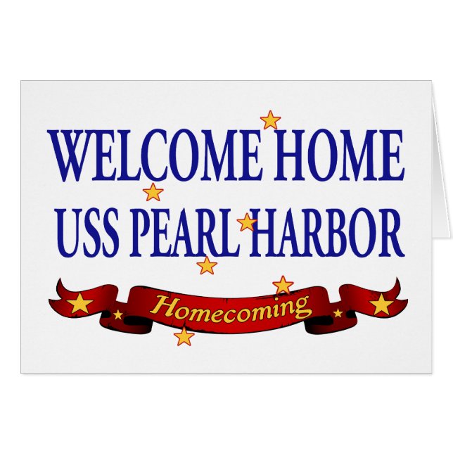 USS Pearl Harbor à la maison bienvenu (Devant horizontal)
