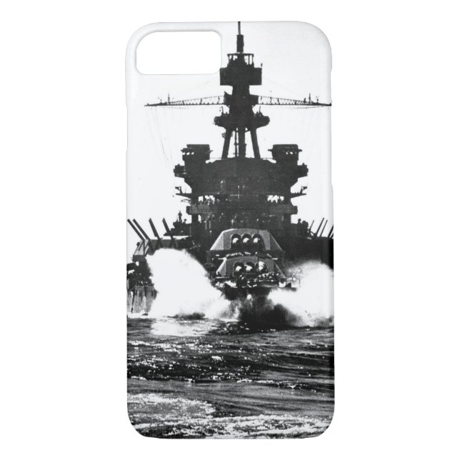 USS PENNSYLVANIA and battleship of_War Image Case-Mate iPhone Case (Back)