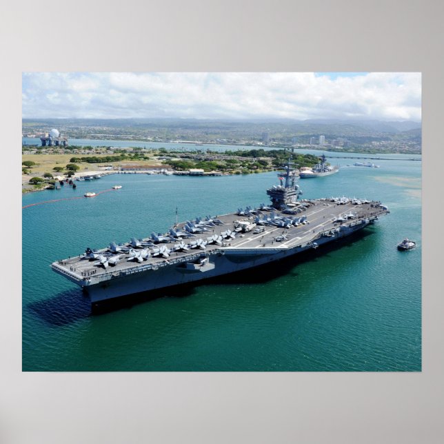 USS Ronald Reagan (CVN 76) Poster (Front)