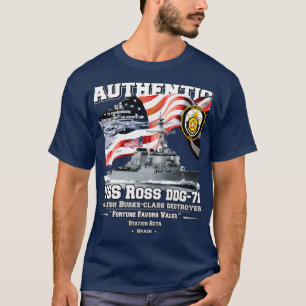 USS Ross DDG71 Destroyer T-Shirt