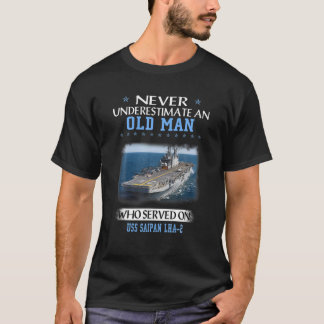 USS Saipan LHA-2 Veterans Day Father Day Gift T-Shirt