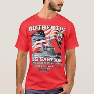 USS Sampson Destroyer T-Shirt