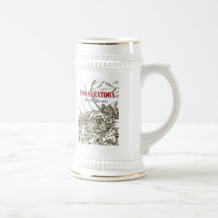 USS Saratoga (CVA60) Med Cruise 1971 Beer Stein