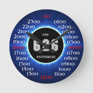 USS Satterlee (DD-626) Round Clock