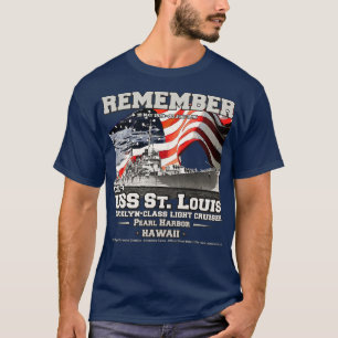 USS St Louis CL49 light cruisers navy veterans T-Shirt