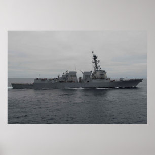 USS Sterett (DDG 104) Poster