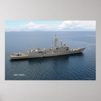 USS Thach (FFG 43) Poster