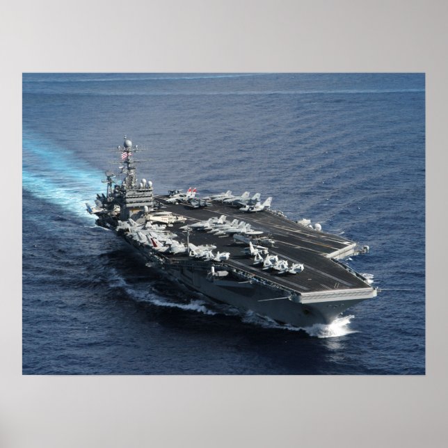 USS Theodore Roosevelt (CVN 71) Poster (Front)