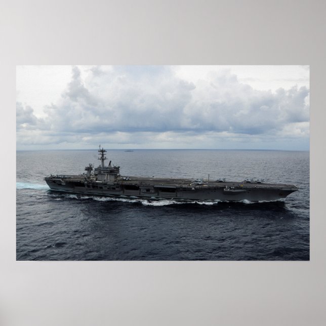 USS Theodore Roosevelt (CVN 71) Poster (Front)