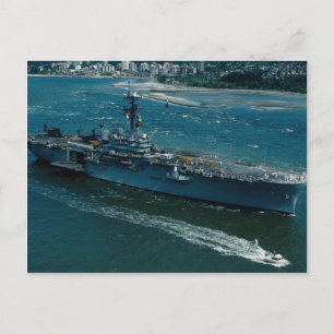 USS Tripoli", LPH 10 Helicopter assault ship Postcard
