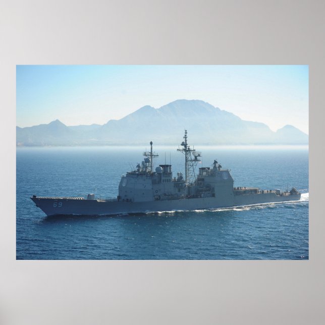 USS Vicksburg (CG 69) Poster (Front)