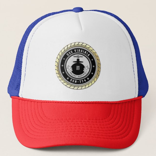USS Virginia (SSN-774) Trucker Hat (Front)