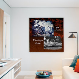 USS West Virgina, Pearl Harbour 1941 Poster