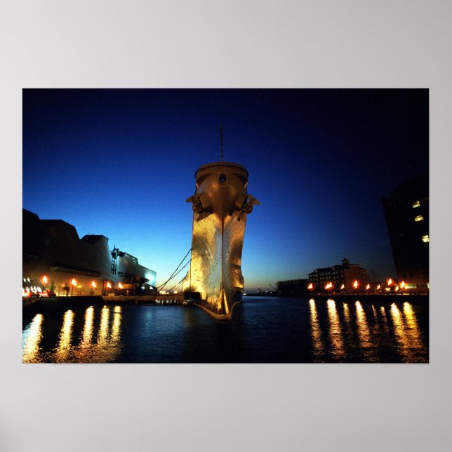 USS Wisconsin Poster (Front)