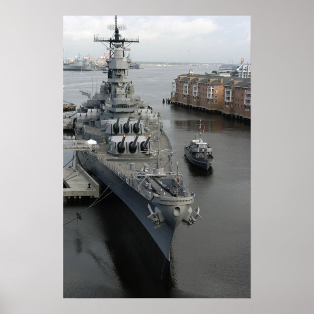 USS Wisconsin Poster (Front)
