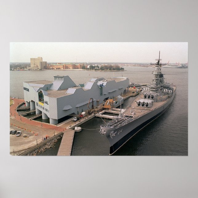 USS Wisconsin Poster (Front)