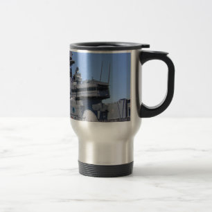 USS WISCONSIN TRAVEL MUG