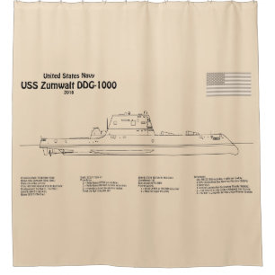 USS Zumwalt - Ship Blueprint Plans SD