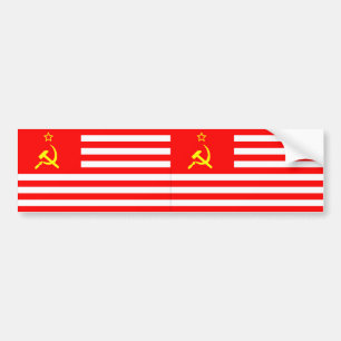 USSA Flag (2) Bumper Sticker