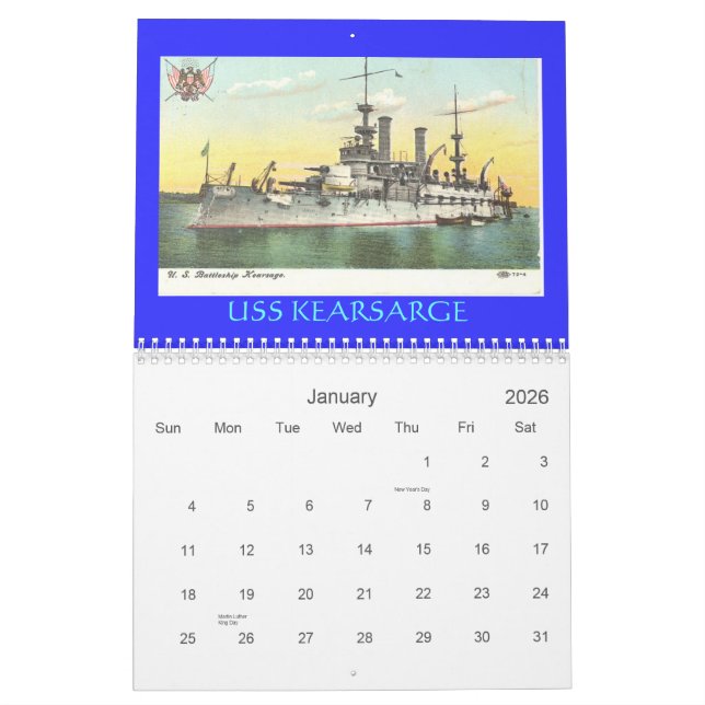 ussconnecticutspeed, GREAT WHITE FLEET, 2009 Ca... Calendar (Jan 2026)
