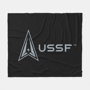 USSF   United States Space Force Fleece Blanket