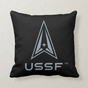 USSF   United States Space Force Throw Pillow