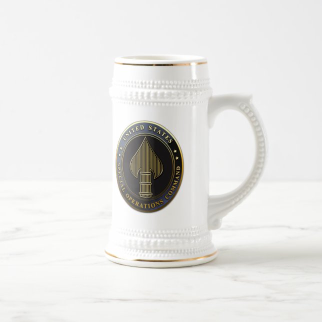 USSOCOM Emblem Beer Stein (Right)