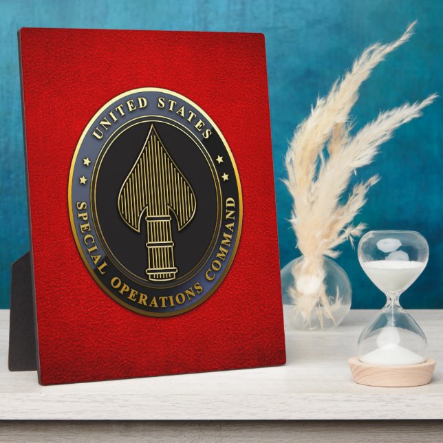 USSOCOM Emblem Plaque (Side)
