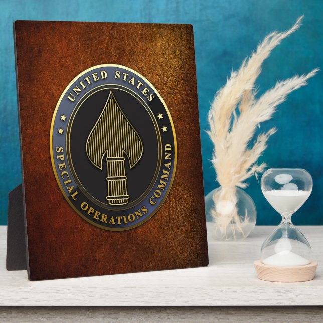 USSOCOM Emblem Plaque (Side)
