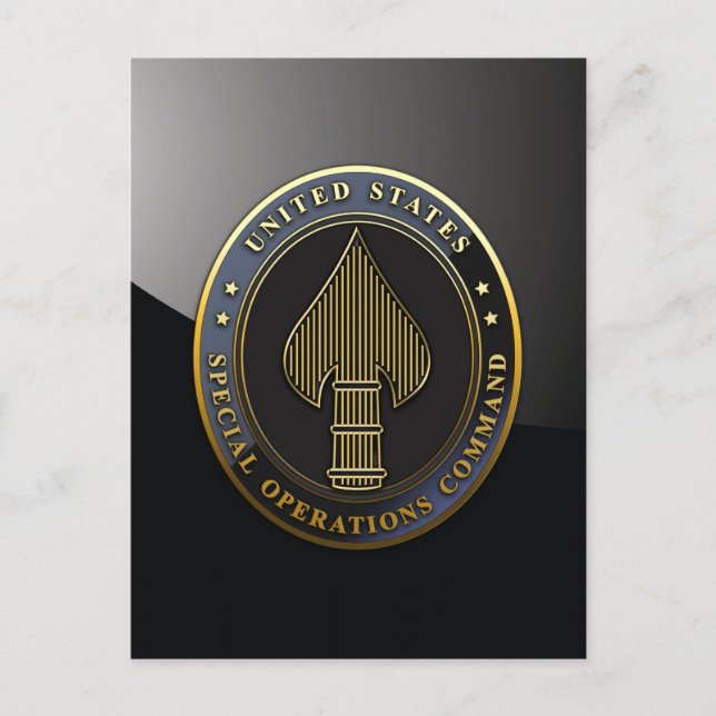USSOCOM Emblem Postcard (Front)
