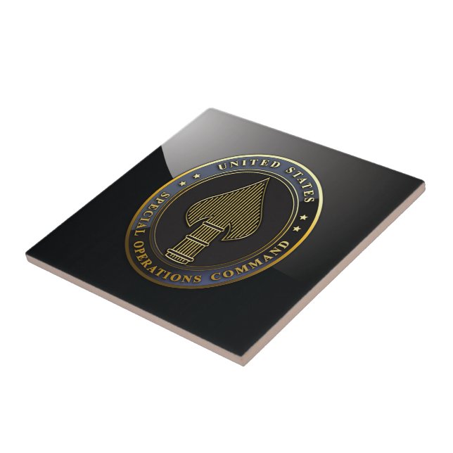 USSOCOM Emblem Tile (Side)